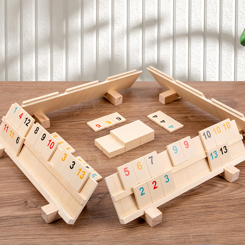 Party Games Classic - Houten Snel Bewegende Tegel Klassiek Bord