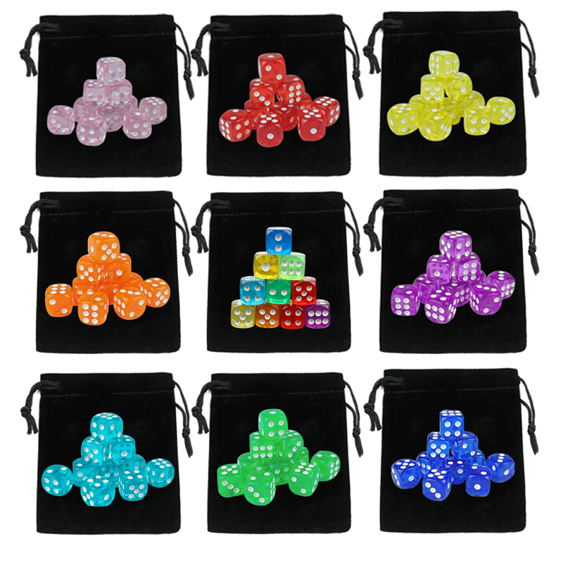 Party Games Gamecube - 10 Stuks Dobbelstenen Met Trekkoord Dobbelstenen