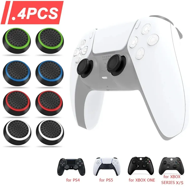 Party Games Playstation - 4 STUKS Siliconen Analoge ThumbStick Grip