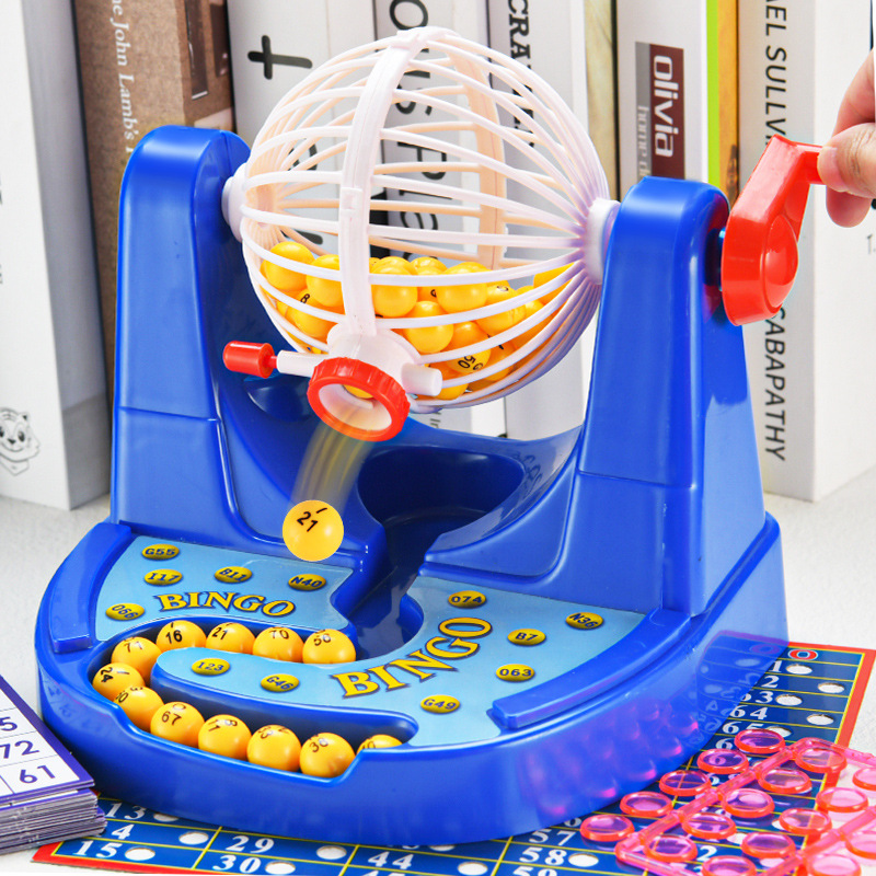 Party Games Classic - Klassieke Bingo Loterij Nummerloterijmachine Spel voor