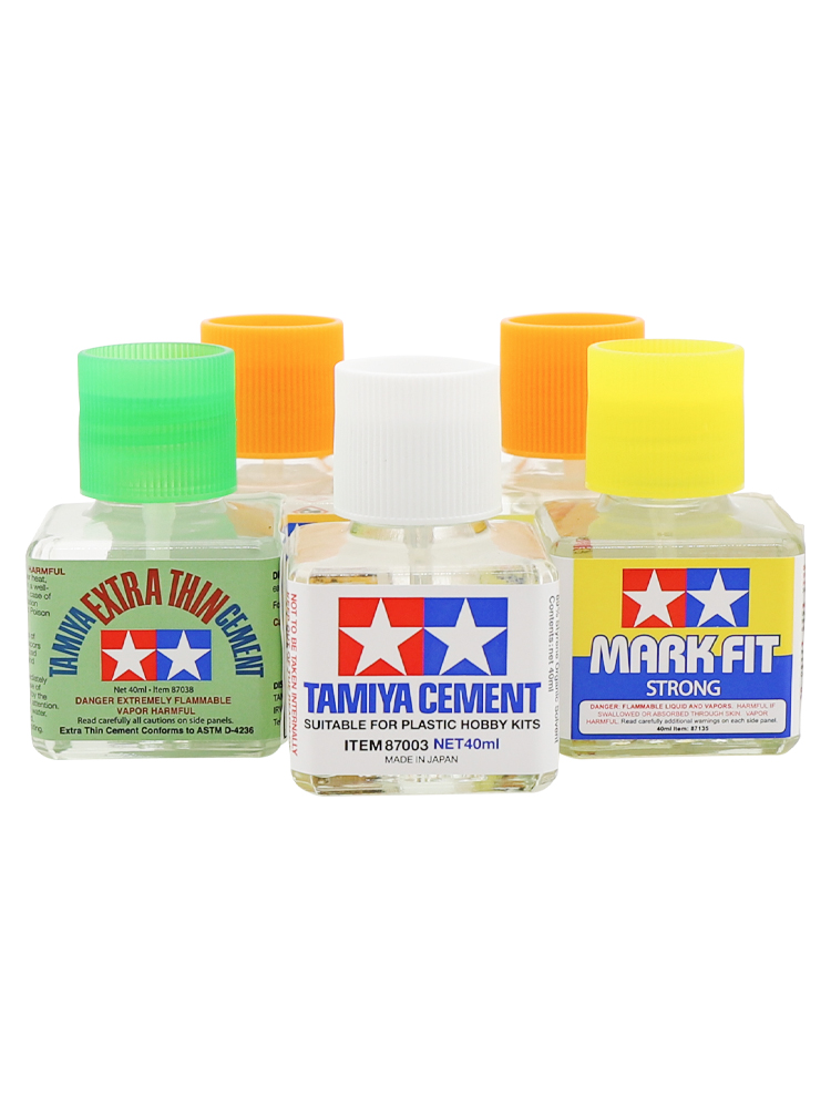 Tamiya Model Paint Set - Tamiya vloeibare cement voor model