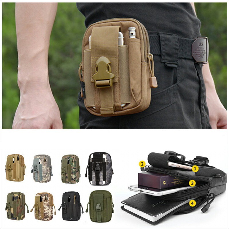 Sack Race Bag - Kleine Molle Pouch Heuptas Telefoonhouder Outdoor