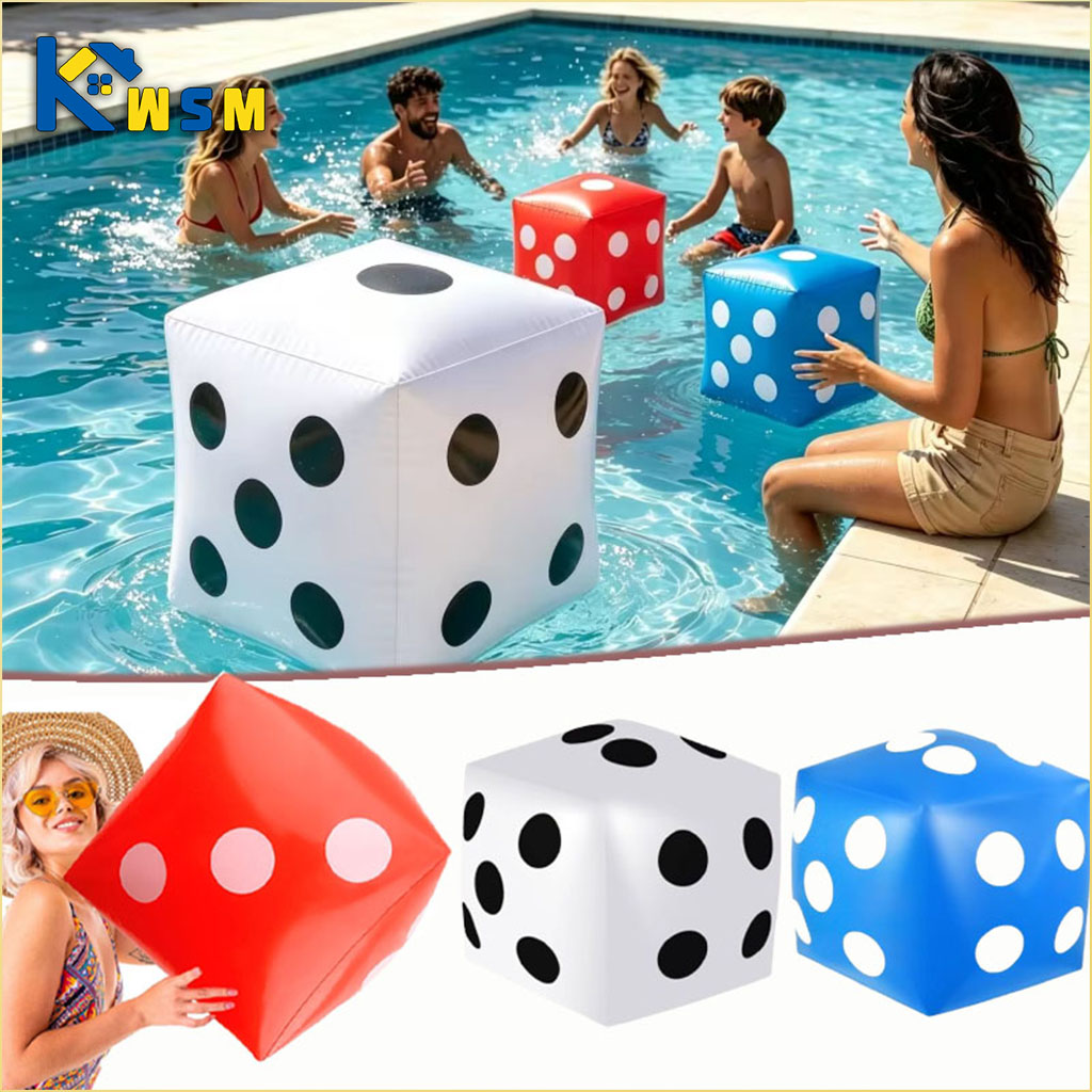 Party Games Gamecube - 1-10 stuks PVC opblaasbare dobbelstenen voor