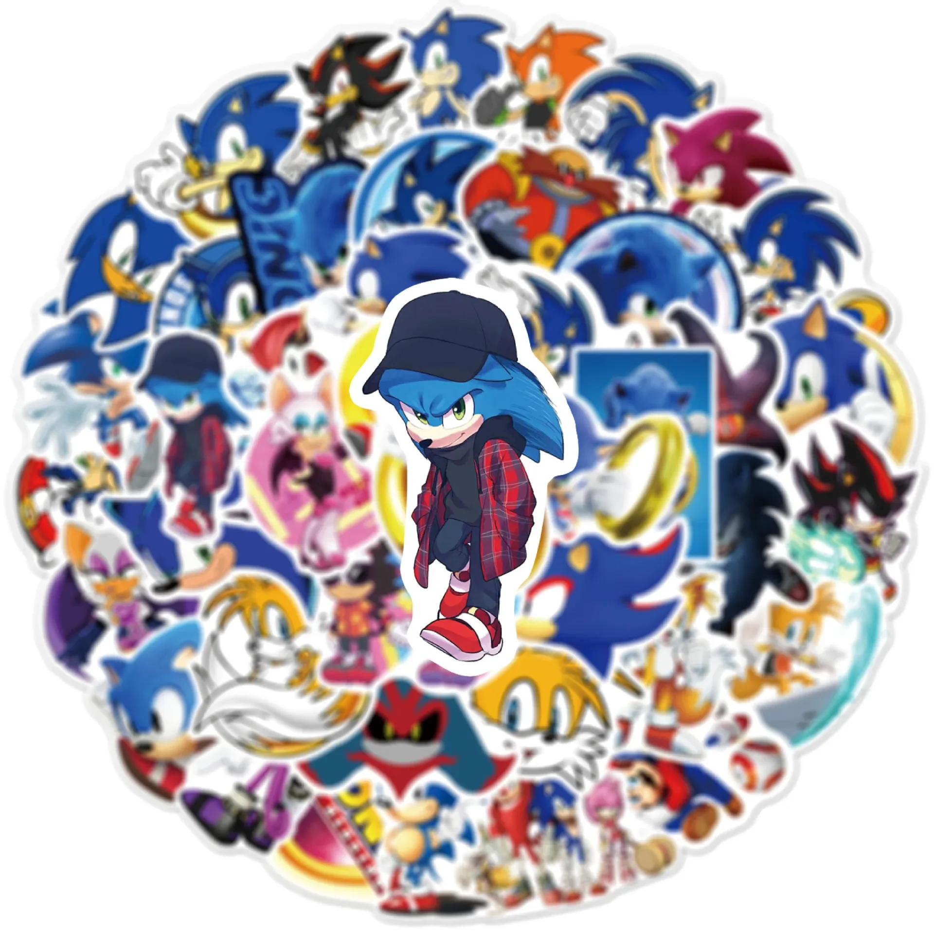50 stuks Flash Anime Stickers  - Party Games Phone recensie en prijs