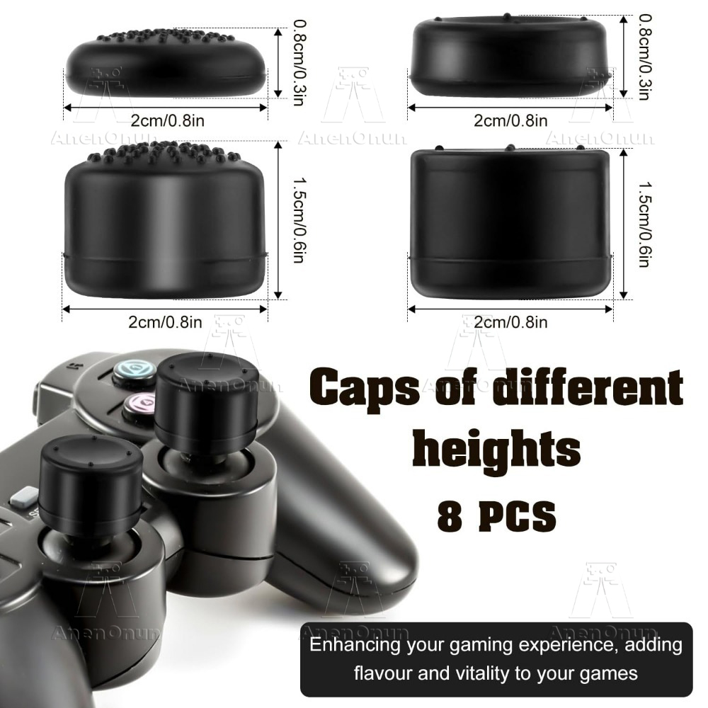 8PCS Thumb Grip Caps Controlle - Party Games Playstation recensie en prijs