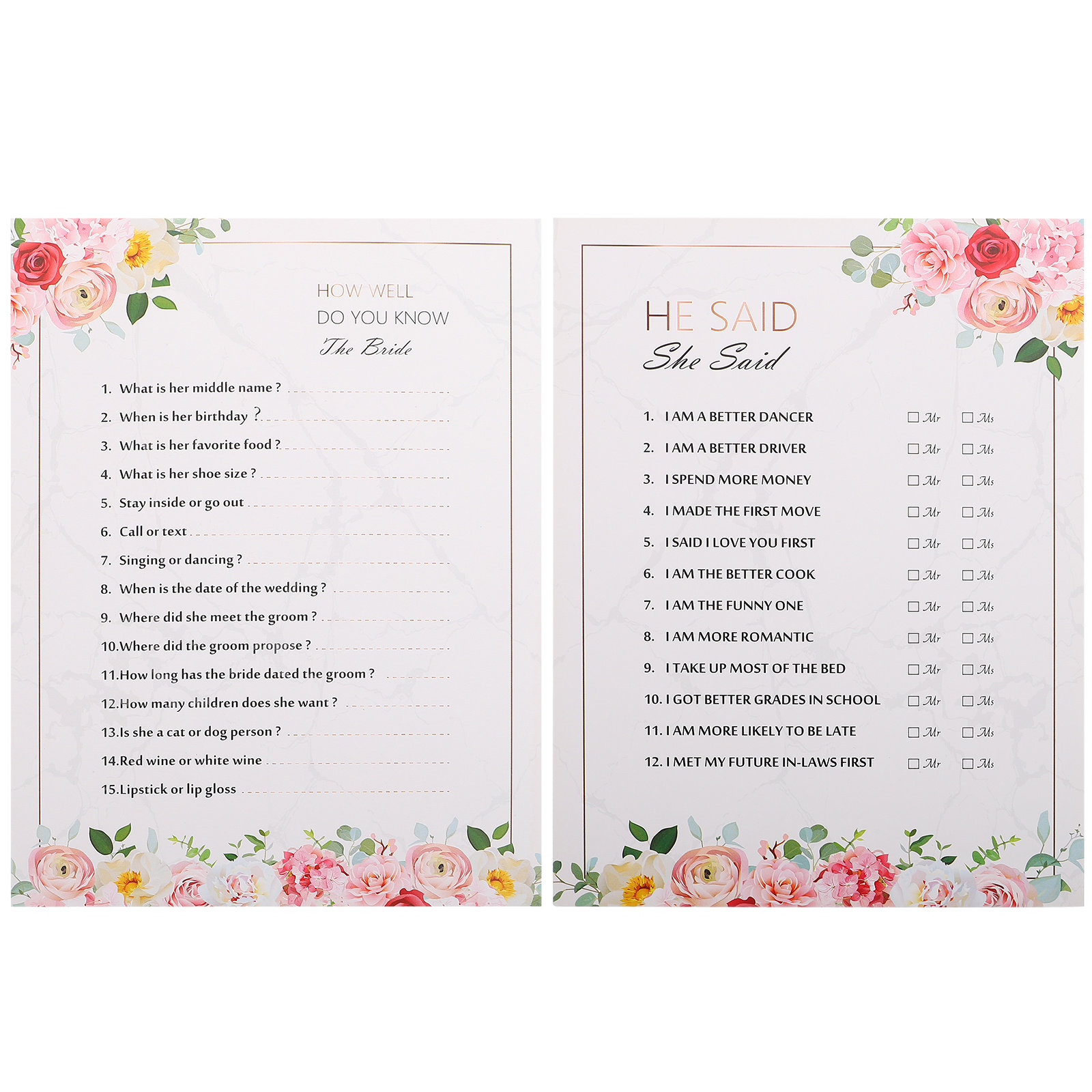 20 stuks vraagspelkaarten boei - Party Games Bachelorette recensie en prijs